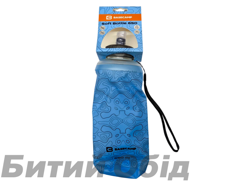 Бутылка для воды Base Camp мягкая 650 мл
